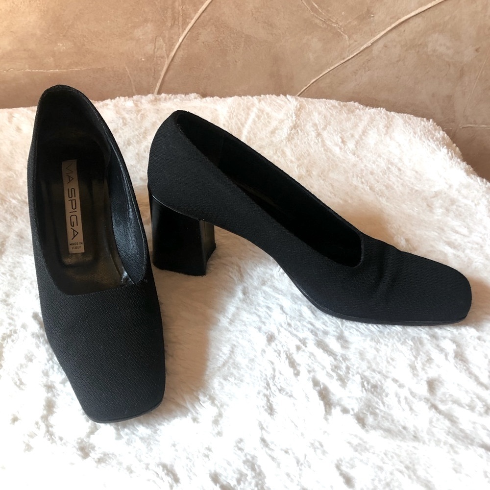 Via Spiga black heels 6.5
